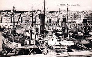 Alger - Vue prise du Mole  
